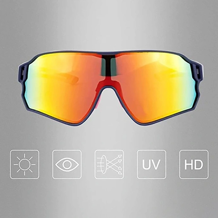 Okulary rowerowe Rockbros 10134PL polaryzujące - niebieskie