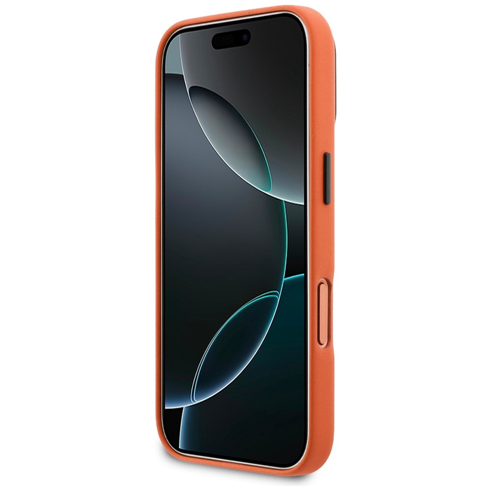 Etui BMW M Metal Logo MagSafe do iPhone  17 Pro Max pomarańczowy