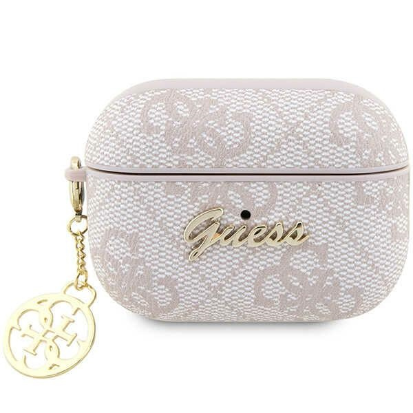 Etui Guess GUAP2G4GSMP AirPods Pro 2 cover różowy/pink 4G Charm Collection Case