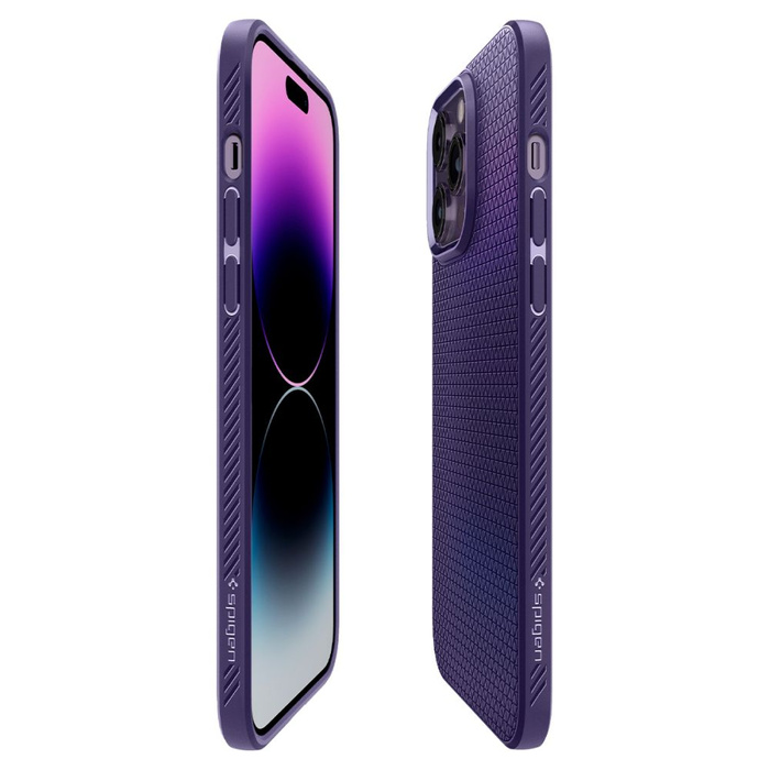 Etui Spigen Liquid Air iPhone 14 Pro Deep Purple Case