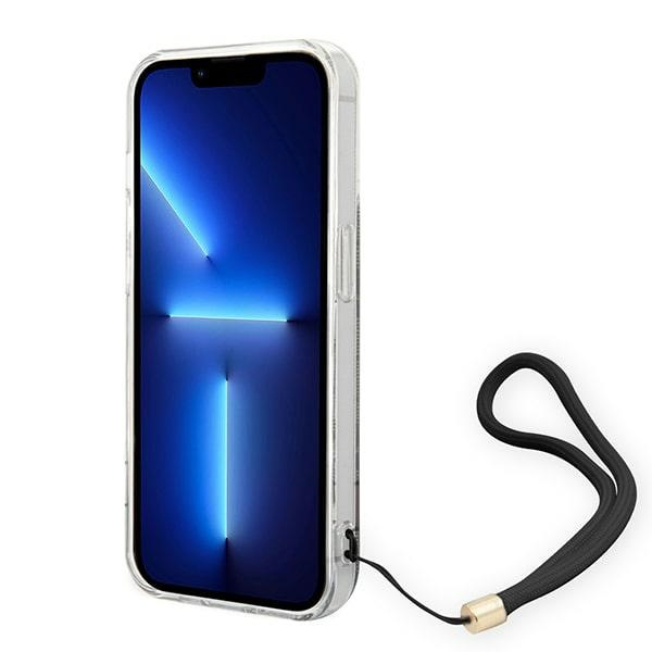 Etui GUESS Apple iPhone 14 Pro 4G Print Strap Brązowy Hardcase