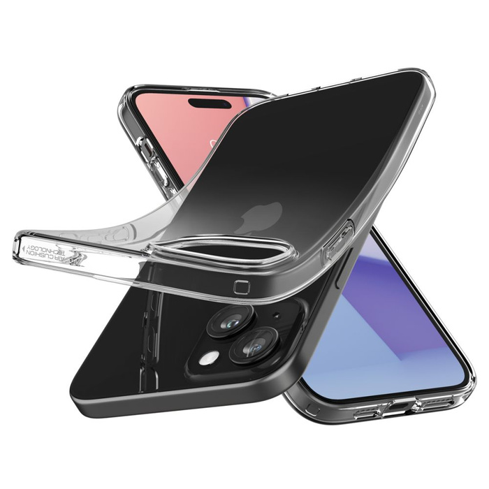 Etui Spigen Liquid Crystal iPhone 15 Crystal Clear Case