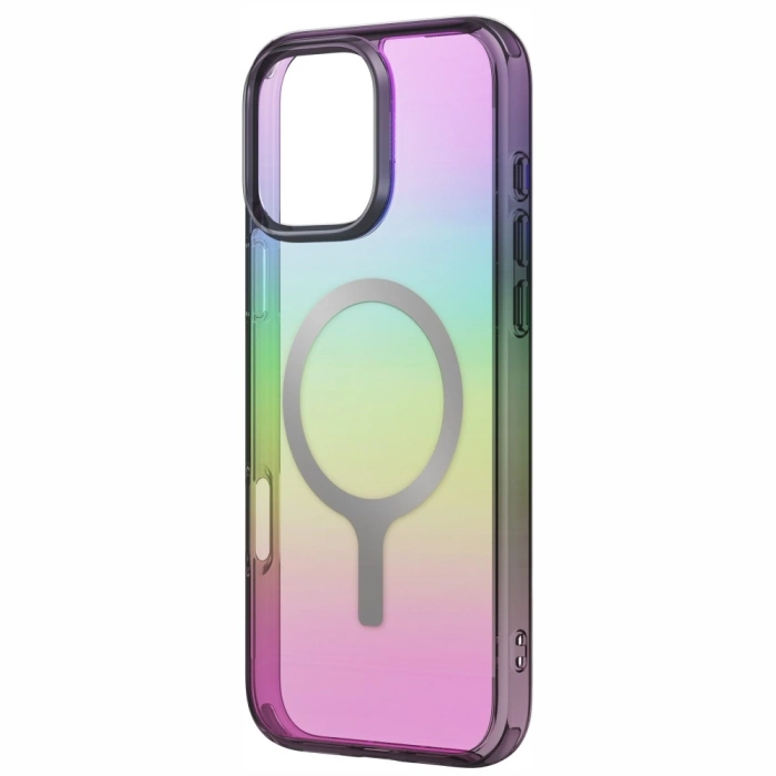 Etui UNIQ Iridescia do iPhone 16 Pro Max Magclick Charging midnight