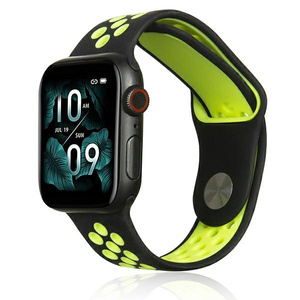 Beline pasek Apple Watch Sport Silicone42/44/45/49mm czarno-limonkowy black/lime