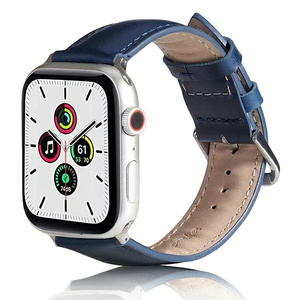 Beline pasek Apple Watch Leather38/40/41mm niebieski /blue