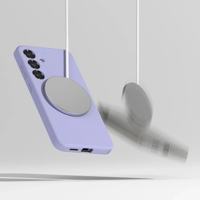 Etui RINGKE SILICONE MAGNETIC MAGSAFE GALAXY S25+ PLUS LAVENDER