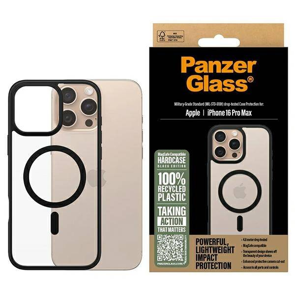Etui PanzerGlass HardCase iPhone 16 Pro Max 6.9" czarny/black MagSafe 1304