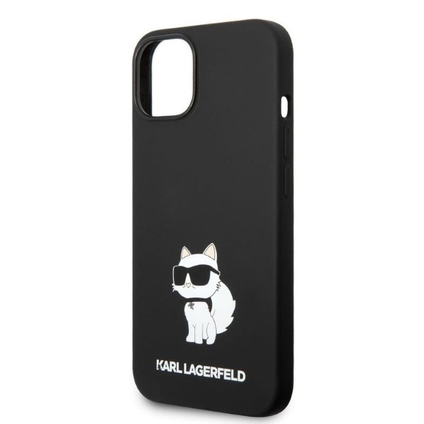 Etui KARL LAGERFELD Apple iPhone 14 Plus Silicone Choupette Czarny Hardcase