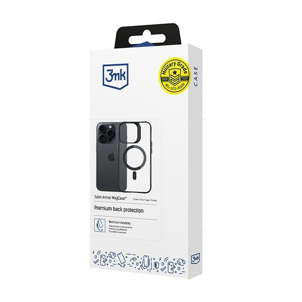 Etui 3MK Satin Armor MagCase iPhone 15 Pro Max 6.7"
