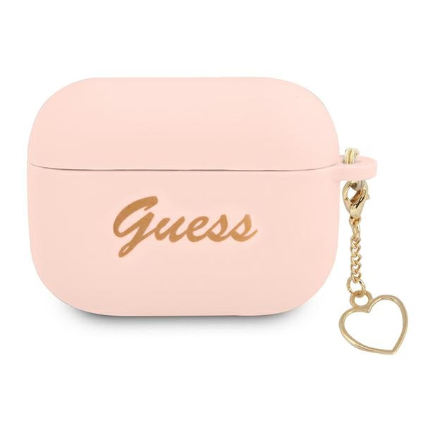 Etui GUESS Apple AirPods Pro Cover Silicone Charm Collection Różowy Case