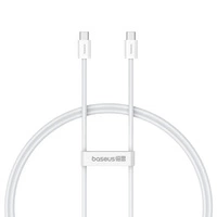 Kabel Baseus Superior Series ll USB-C - USB-C 30W 480Mb/s 1m - biały