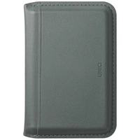 Magnetyczny portfel RFID UNIQ Lyden DS   stojak na telefon zielony