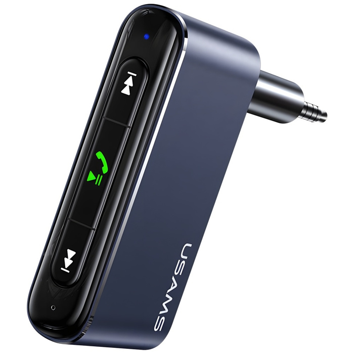 USAMS Adapter audio Bluetooth 5.0 - jack3.5mm szary/grey SJ519JSQ01 (US-SJ519)