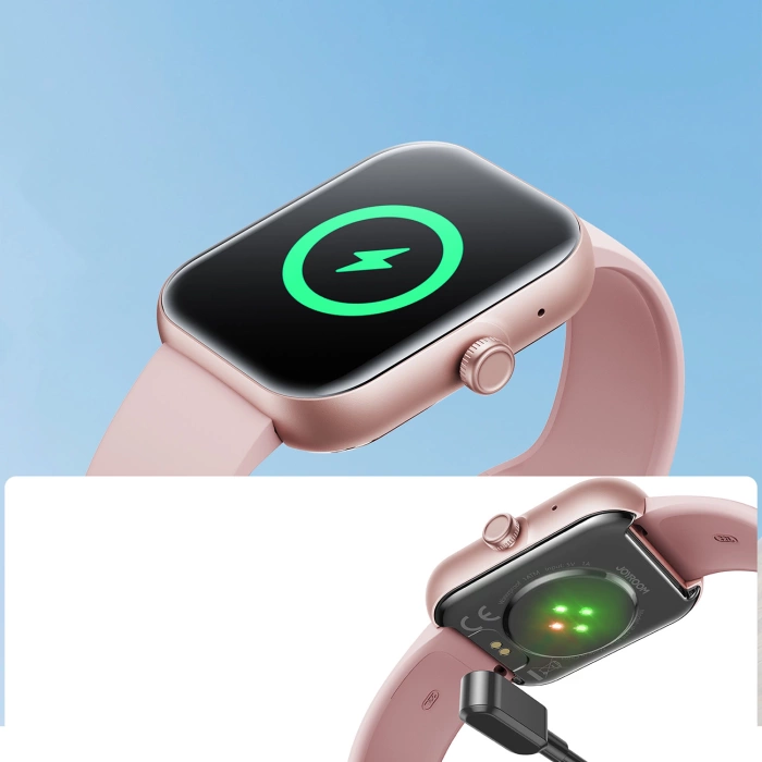 Smartwatch Joyroom Fit-Life JR-FT5 Plus z funkcją odbierania połączeń - różowy