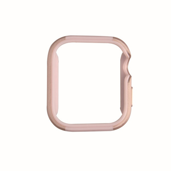 UNIQ etui Valencia Apple Watch Series 4/5/6/SE 44mm. różowo-złoty/blush gold pink