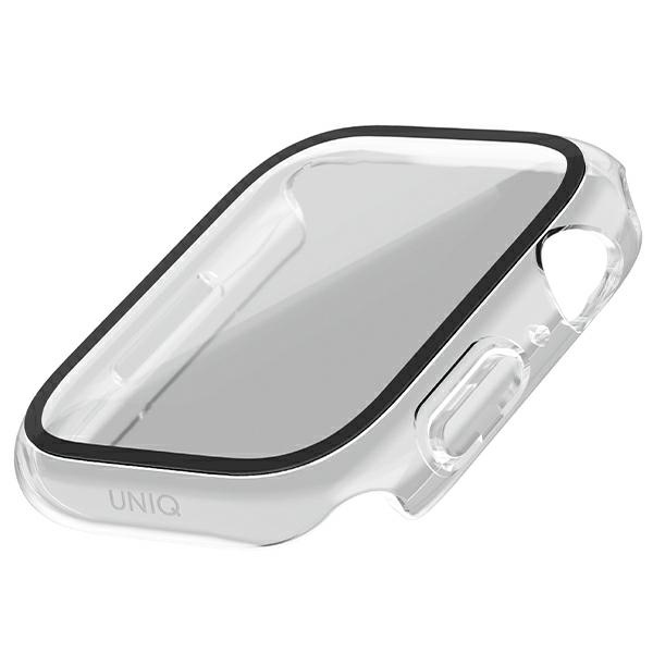 Etui UNIQ etui Nautic Apple Watch Series 7/8 45mm przezroczysty/dave clear