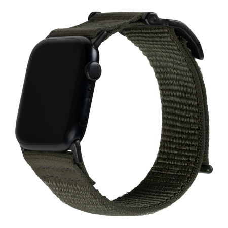 UAG Active - uniwersalny nylonowy pasek do Apple Watch 49mm/45mm/44mm/42mm (Apple Watch seria: 1-3 r.42, 4-8, SE, Ultra r.45) (foliage green)