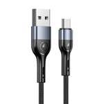Kabel Pleciony USAMS Micro USB U55 2A 1m SJ450USB01 US-SJ450 Czarny