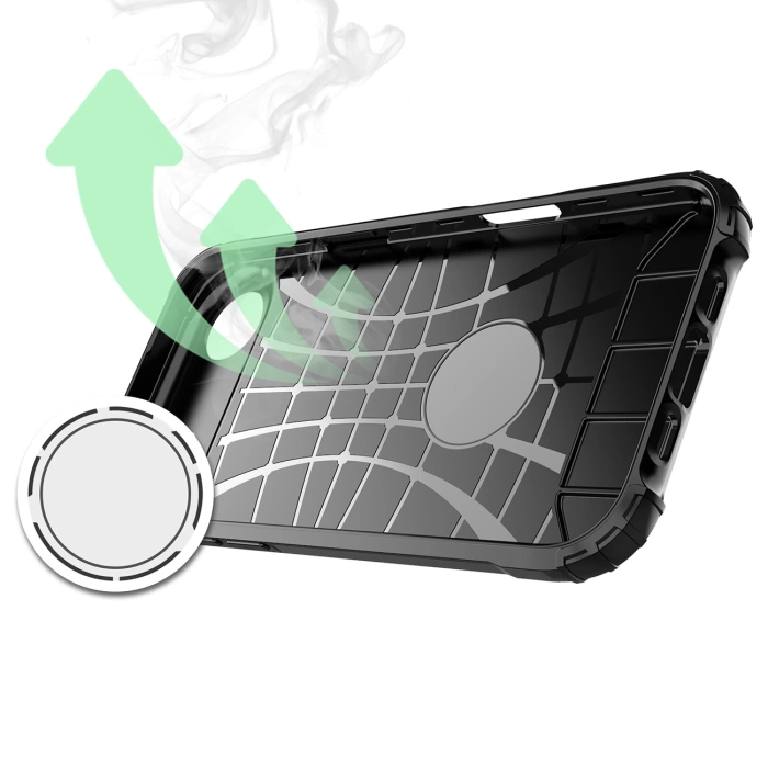 Etui Hybrid Armor iPhone 17 Air Pancerne Czarne