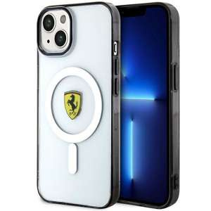 Etui Ferrari FEHMP14SURKT iPhone 14 6,1" przezroczysty/transparent hardcase Outline Magsafe Case