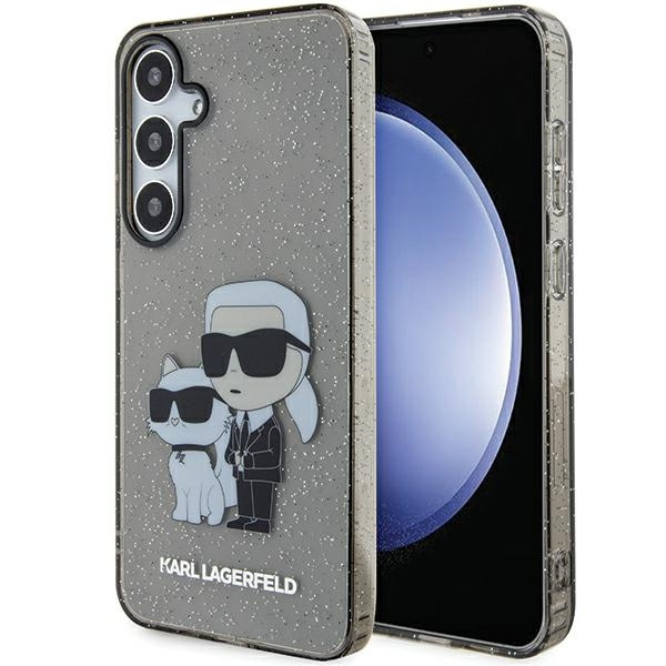 Etui Karl Lagerfeld KLHCS24MHNKCTGK Samsung Galaxy S24 Plus S926 czarny/black hardcase Glitter Karl&Choupette Case