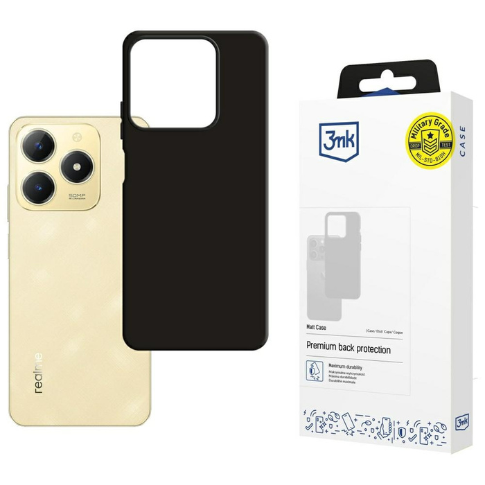 Etui 3MK Matt Case do Realme C61 czarny