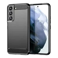 [PO ZWROCIE] Carbon Case elastyczne etui pokrowiec Samsung Galaxy S22+ (S22 Plus) czarny