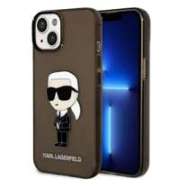 Etui Karl Lagerfeld iPhone 14 Plus 6,7" czarny/black hardcase Ikonik Karl Lagerfeld