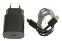 Oryginalna ŁADOWARKA SAMSUNG EP-TA800 Super Fast Charging + Kabel USB-C Czarna