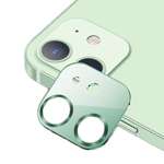 Szkło Hartowane USAMS Apple iPhone 12 Camera Lens Glass Metal Zielony Ochrona Aparatu Glass