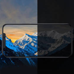 Baseus 2x szkło hartowane do iPhone 12 Pro / iPhone 12 z osłoną na głośnik + pozycjoner (SGBL060702) (case friendly)
