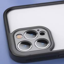 Baseus Camera Lens Protector Case pancerne elastyczne żelowe etui do iPhone 12 mini przezroczysty (FRAPIPH54N-02)