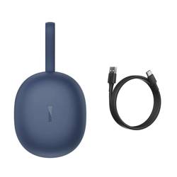 Baseus Encok W05 bezprzewodowe słuchawki TWS Bluetooth 5.0 (True Wireless Stereo) niebieski (NGW05-03)
