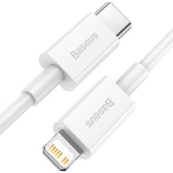 Baseus Superior kabel USB Typ C - Lightning Power Delivery 20 W 1 m Biały (CATLYS-A02)