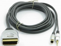 Kabel PROLINK Scart -  SVHS4P +3,5 STR 10m TCV7580