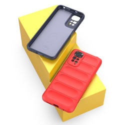 Magic Shield Case etui do Xiaomi Redmi Note 11 elastyczny pancerny pokrowiec ciemnoniebieski