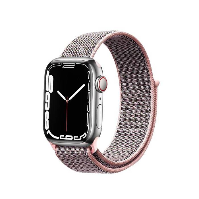 Pasek sportowy Crong Nylon Band Apple Watch 38 40 mm Light Pink