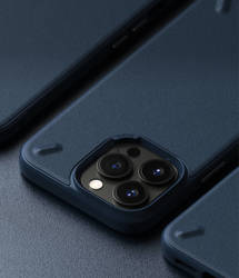 Ringke Onyx wytrzymałe etui pokrowiec iPhone 13 Pro Max granatowy (N556E63)